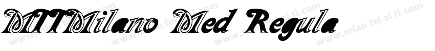 MTTMilano Med Regula字体转换